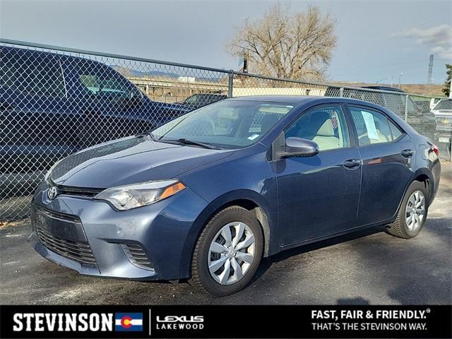 2015 toyota corolla le