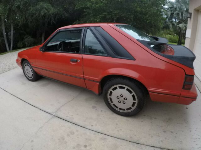 1986 mustang svo jalapena red 125k no reserve