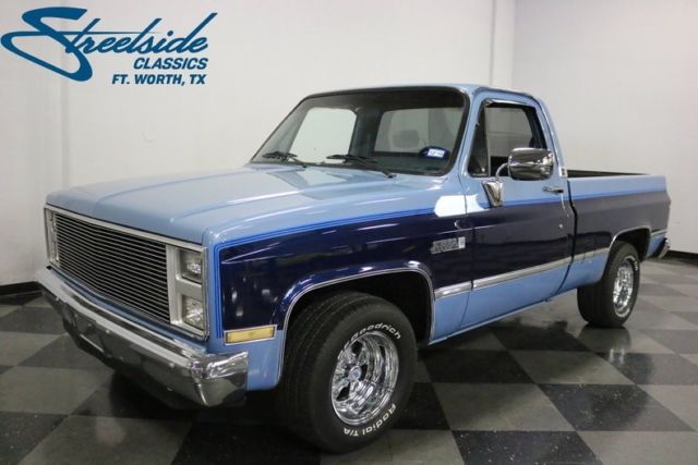 1987 gmc sierra classic 1500 32683 miles blue pickup truck 5.7 liter v8 4 speed