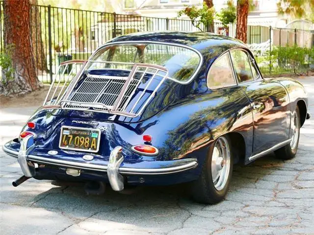 1963 porsche 356 56836 miles blue 2 door coupe 1600 90 manual