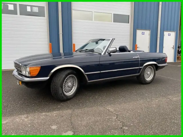 1984 mercedes-benz 280sl convertible 2.8l 6 cylinder 4 sp auto 76,987 miles