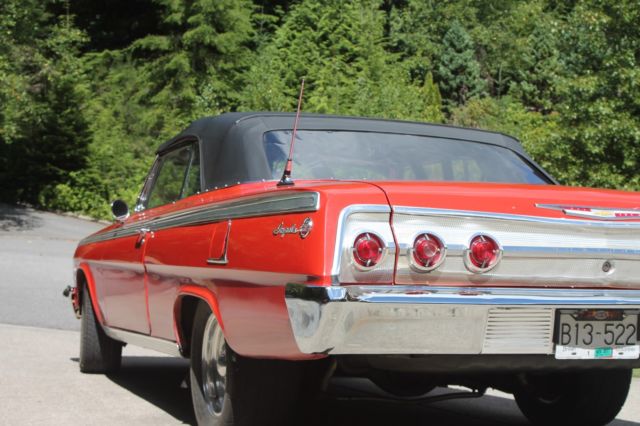 1962 chevrolet impala conv. bb 4spd posi