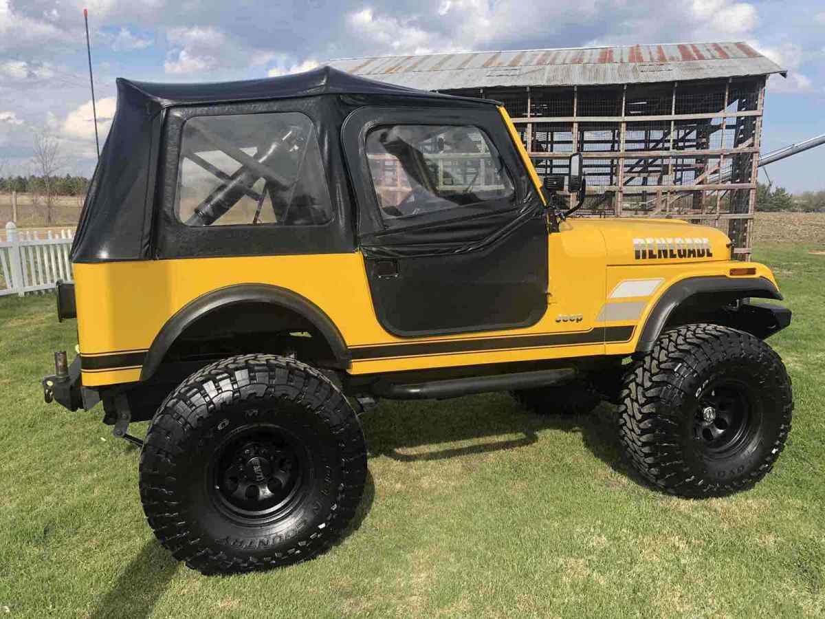 1981 jeep cj7 suv yellow 4wd manual cj7