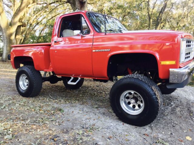 1977 chevrolet 150 orange 4wd manual
