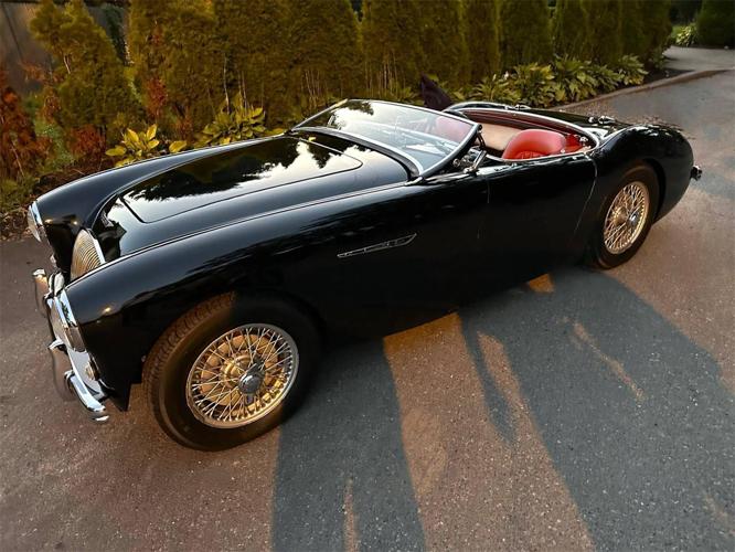 1954 austin-healey 100-4 in bennington, vermont