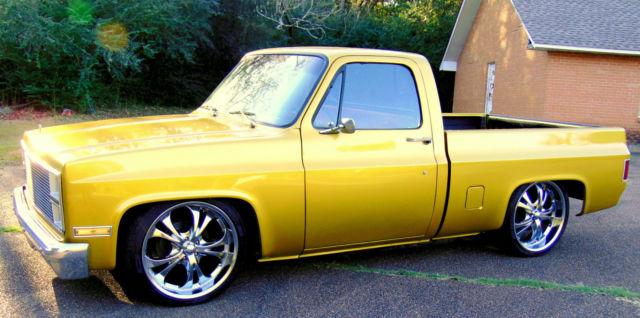 chevrolet c-10 1500 silverado truck v8 350 a/c heat pwr windows locks swb custom