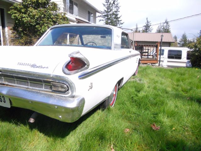 1963 mercury meteor s33 260 v8 bucket seats console stock all original hardtop