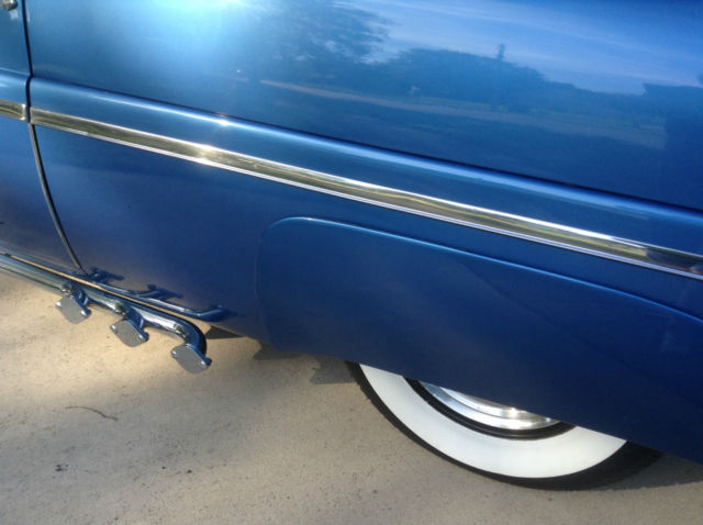 1950 mercury 2 door coupe metallic blue