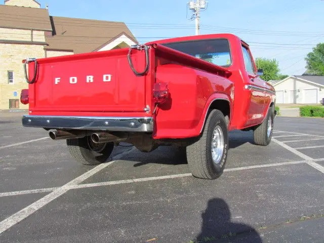 1979 ford f100 race red lariat magna flow
