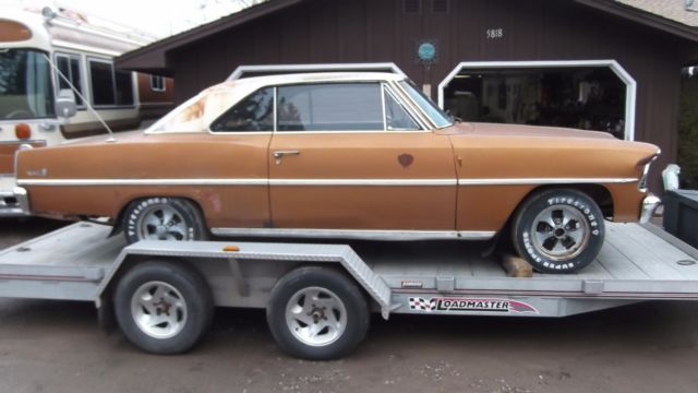 1967 chevrolet nova 2 door hardtop barn find