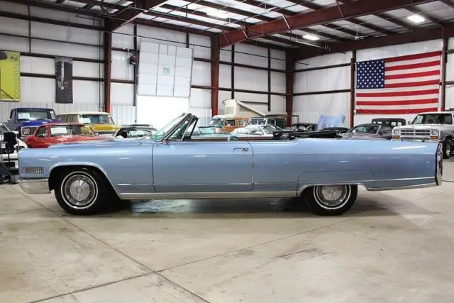 1966 cadillac eldorado 42619 miles blue convertible v8 automatic