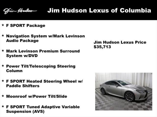 2021 lexus rc 350 f sport