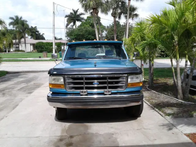1992 ford f-350 long bed dually xlt 150k florida truck 98% rustffree.diesel