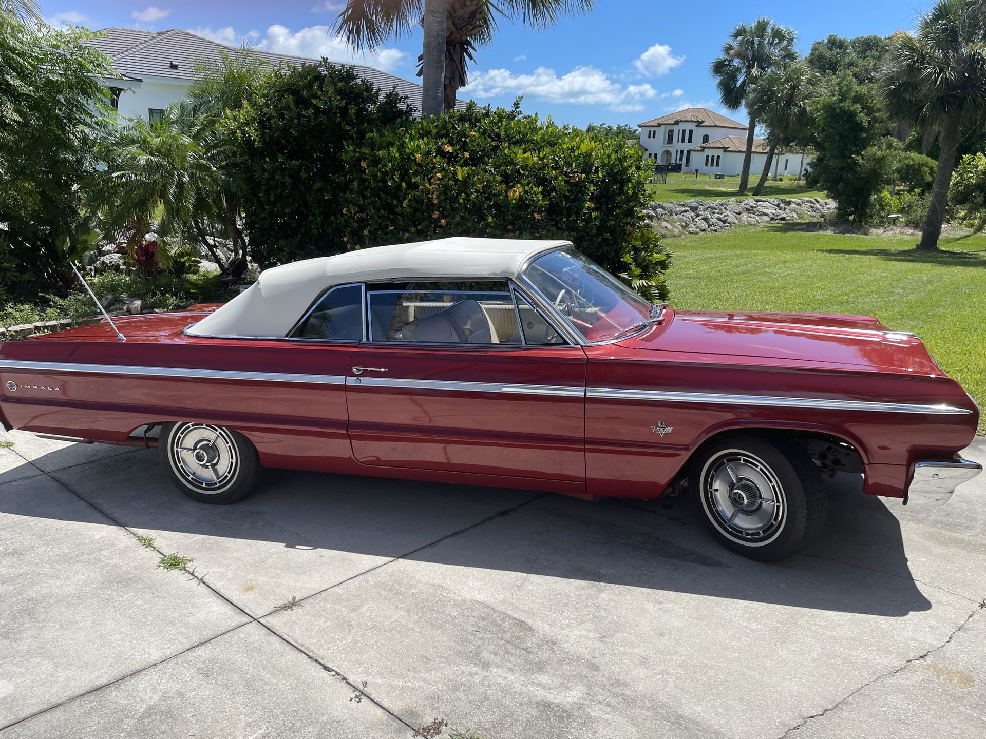 1964 chevrolet impala ss convertible with a four-speed