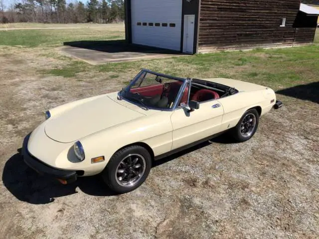 original paint and original window sticker 1980 alfa romeo spider veloce 2000