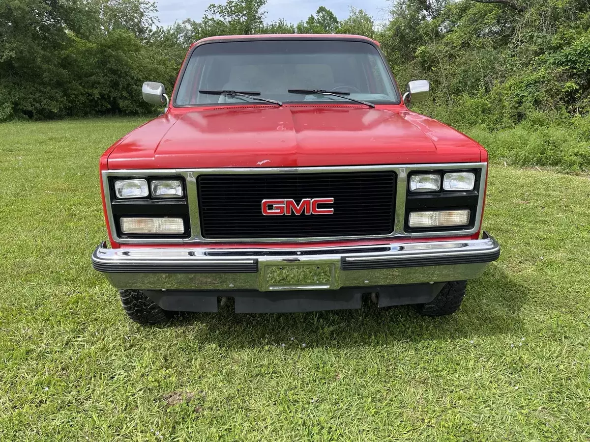 1989 gmc jimmy suv red v15
