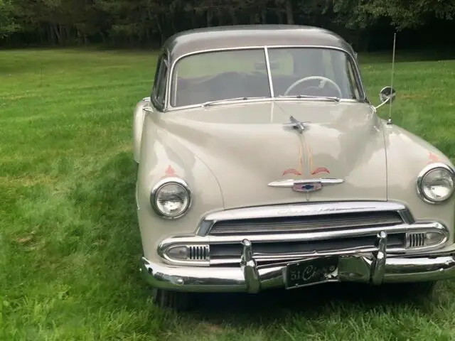 nice driving clean 1951 chevy, 3 speed manual. turn key