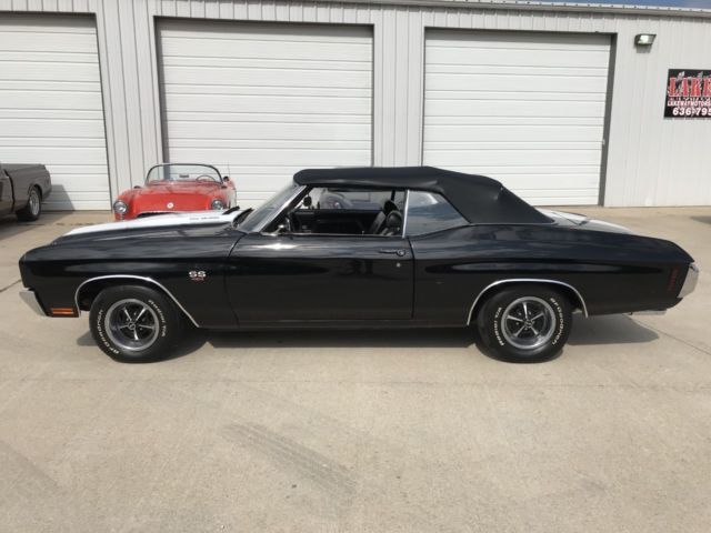no reserve frame off 454 convertible. 12 bolt, ps, pdb, power top, bucket seats