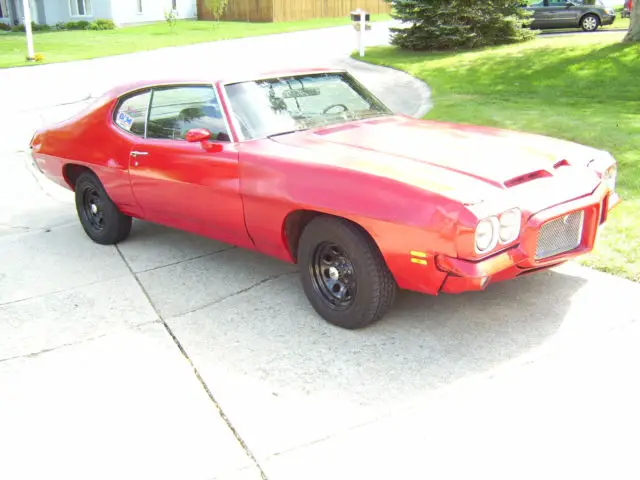 1971 pontiac gto base 6.6l red 400 auto 411 posi headers shifter tack