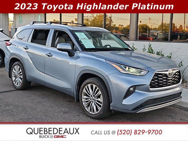 2023 toyota highlander platinum
