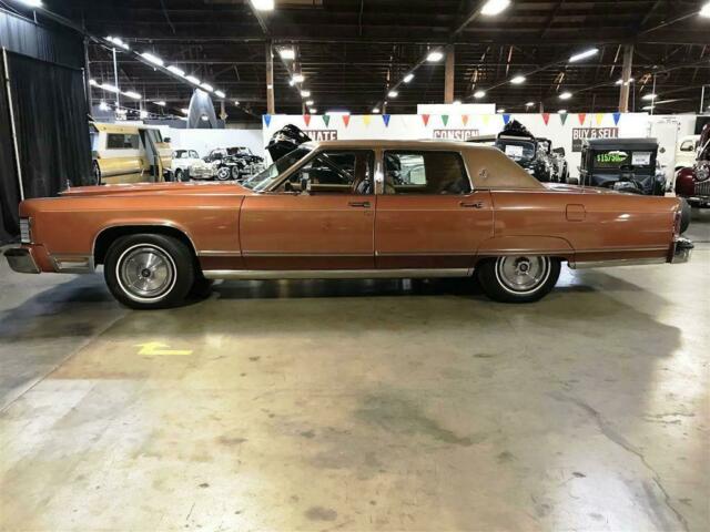 1977 lincoln continental 52,304 miles ember metallic california car