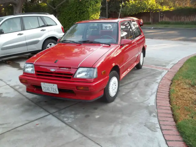 1987 chevrolet sprint turbo show and magazine car chevy