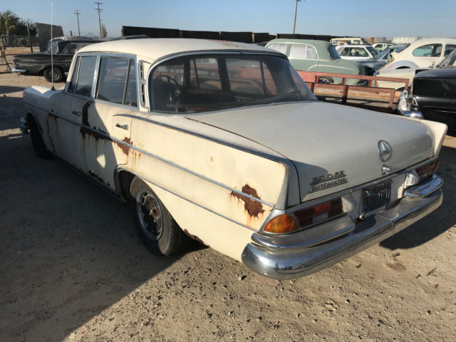 1965 mercedes-benz 300se rhd 4 door sedan restauration project car, very rare