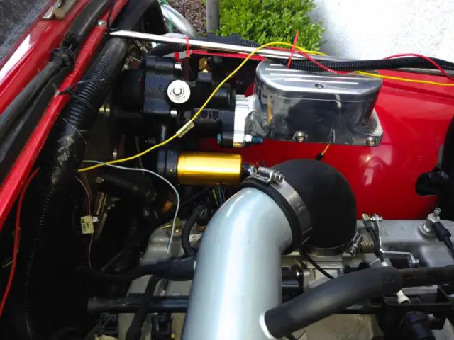 cj 5 red kevlar body ground up restore super stock beauty