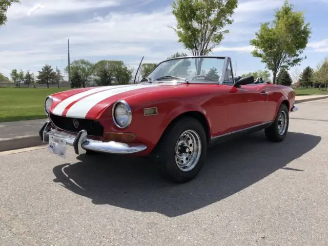 1973 fiat 124 spider sport, runs and drives great!