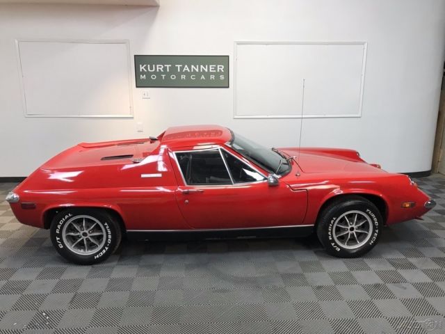 1973 lotus europa special. twin cam, big valve, 5-speed, alloys. ac and heater