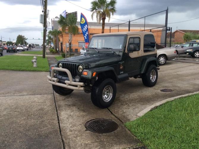 used 1998 jeep wrangler 4wd sahara metairie, la 70001 for sale in metairie, louisiana
