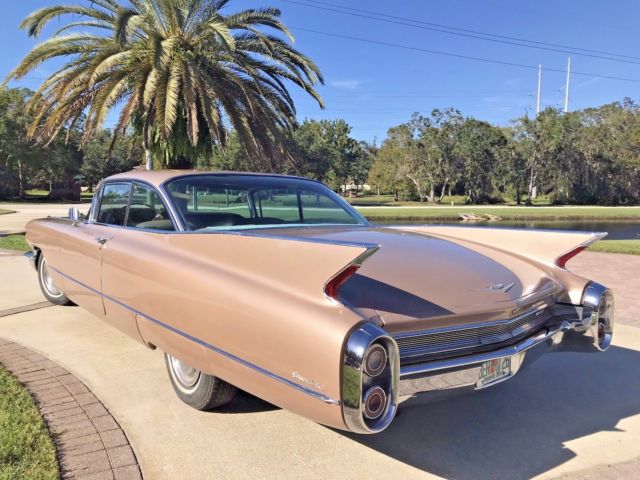 1960 cadillac coupe deville 66k original miles! cold a/c fully restored classic!