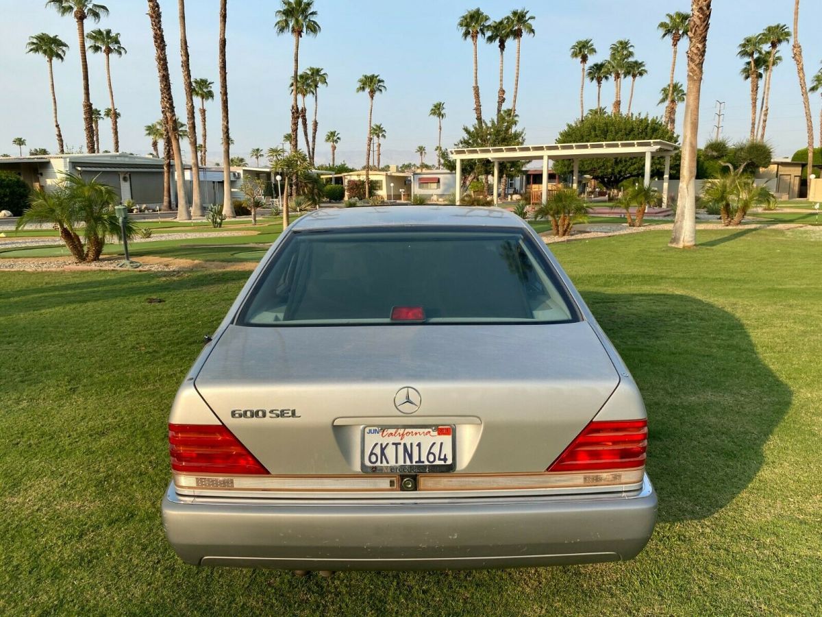 great running & driving mercedes v12 600 sel 4 door sedan owned by trini lopez