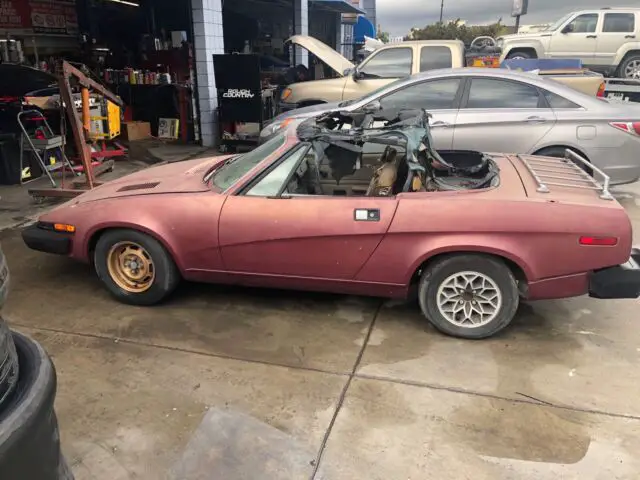 1979 triumph tr 7 cabriolet coupe brown rwd manual