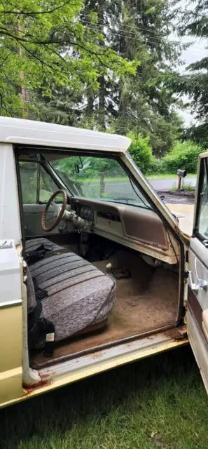 1973 jeep j4000 "gladiator" pickup yellow 4wd automatic