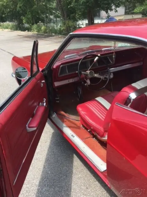 1966 chevrolet impala ss 383 stoker v8 4-spd automatic 1200 mi on motor 20" rims