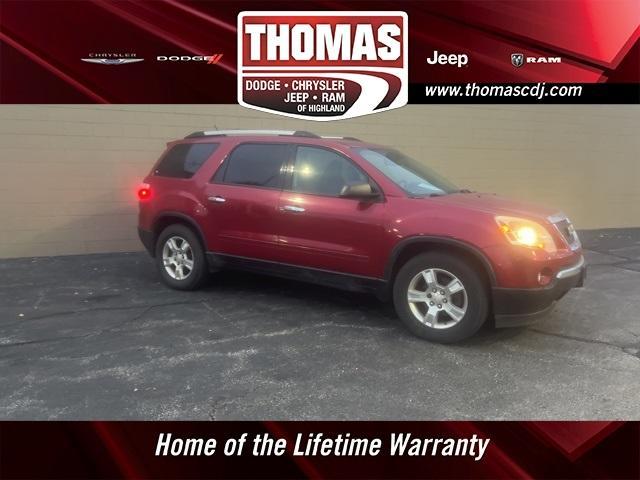2012 gmc acadia sle