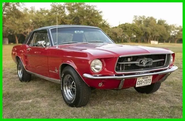 1967 ford mustang coupe, 302ci 8-cyl, automatic, rebuilt front end & back end
