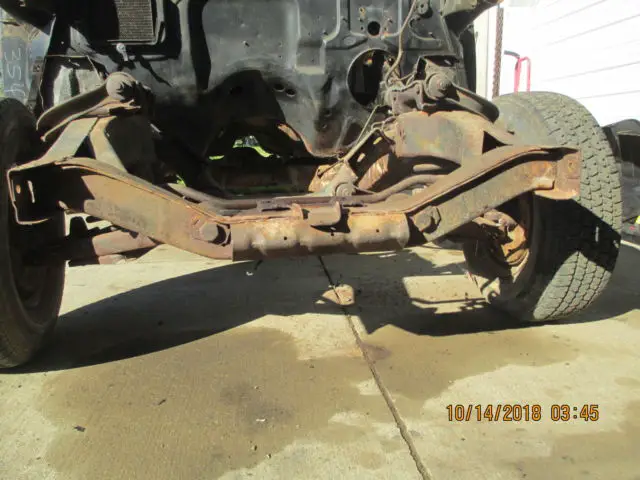 1956 ford 2 door rolling shell from california in ohio