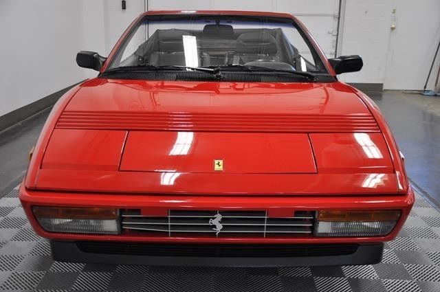1990 ferrari mondial t cabriolet rosso corsa w/ blk serviced up 15100 miles
