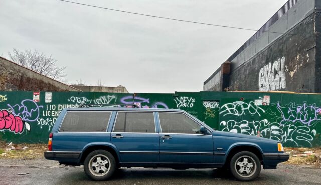 1990 volvo 760 wagon blue rwd automatic