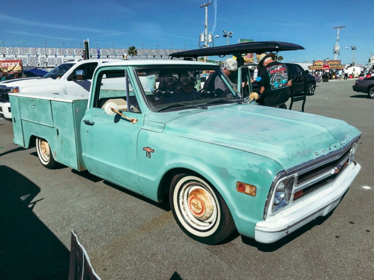 1968 c10 * service utility body * v8 * patina * lowered * nearly rust free