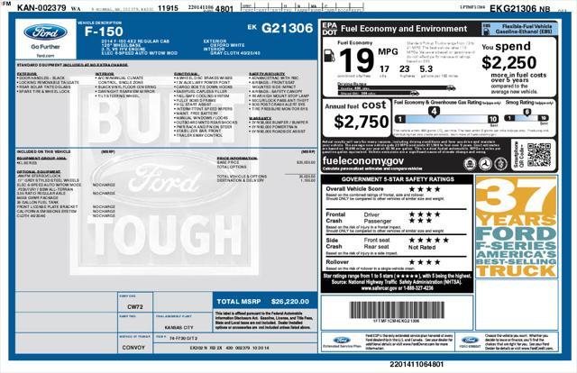 2014 ford f-150 xl