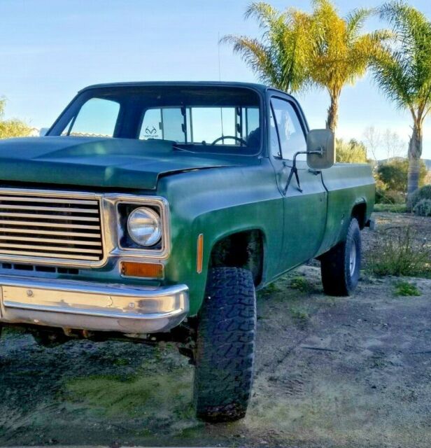 very rare 1965 '396' chevy engine in a gmc 4x4 pickup