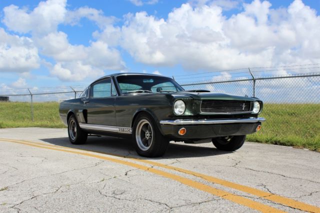 1966 ford shelby gt350 gt350 73,822 miles ivy green fastback v8 289 k code manua