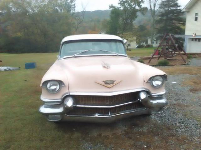 1956 pink cadillac deville