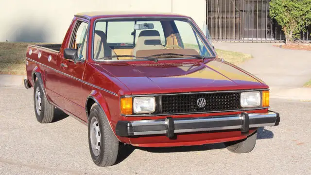 california original, volkswagen rabbit pickup lx caddy, one owner,50k orig miles