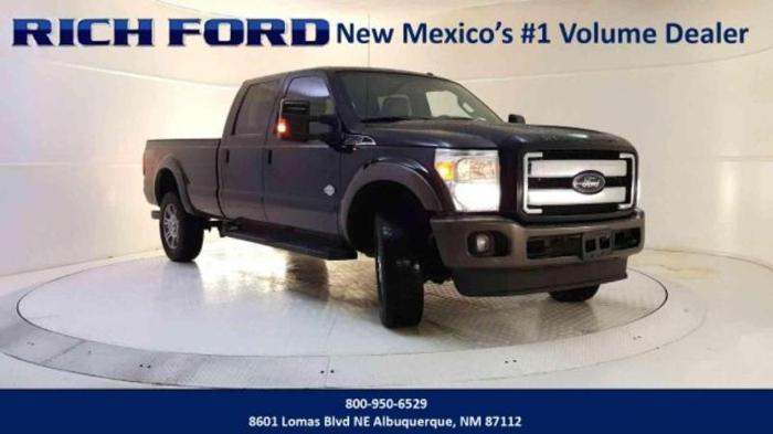 2016 ford f-350 super duty king ranch 4x4 king ranch 4dr crew cab 6.8 ft. sb srw pickup for sale in albuquerque, new mexico