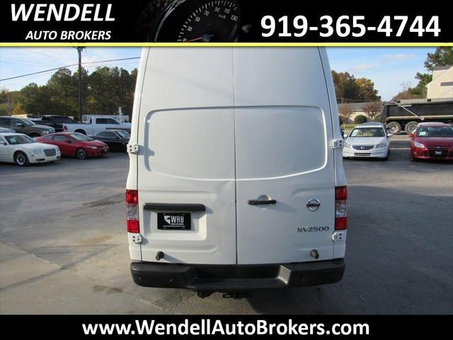2019 nissan nv cargo nv2500 hd sv v8