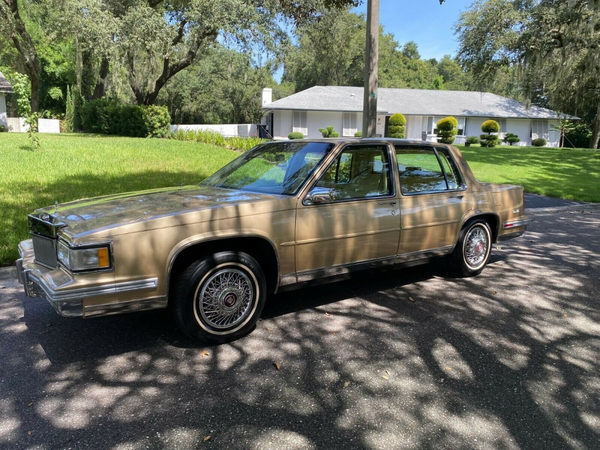 1987 cadillac sedan deville continental kit 50,632 miles gold for christmas